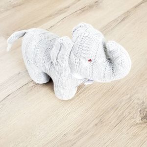 100% cotton knit elephant toy